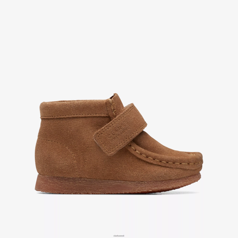 XFL6JJ1014 nisu seemisnahk Clarks wallabee saapa väikelaps