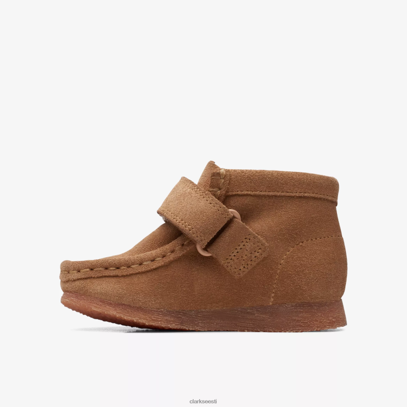 XFL6JJ1014 nisu seemisnahk Clarks wallabee saapa väikelaps