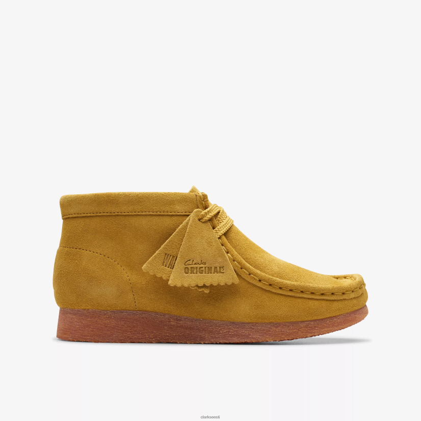 XFL6JJ980 tume oliiv Clarks wallabee boot vanem