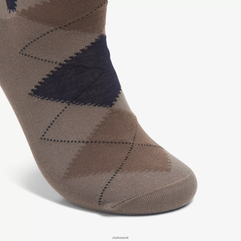 XFL6JJ952 taupe Clarks meeste argyle