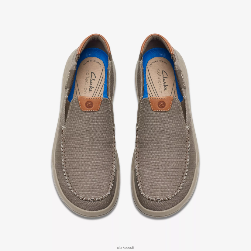 XFL6JJ898 taupe lõuend Clarks driftlite samm