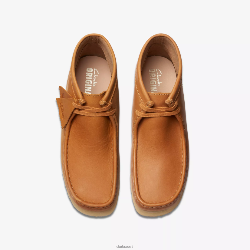 XFL6JJ656 keskpruun nahk Clarks wallabee saabas