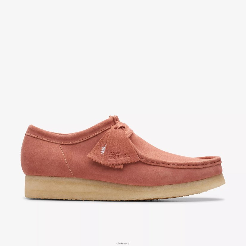 XFL6JJ660 terrakota seemisnahk Clarks wallabee