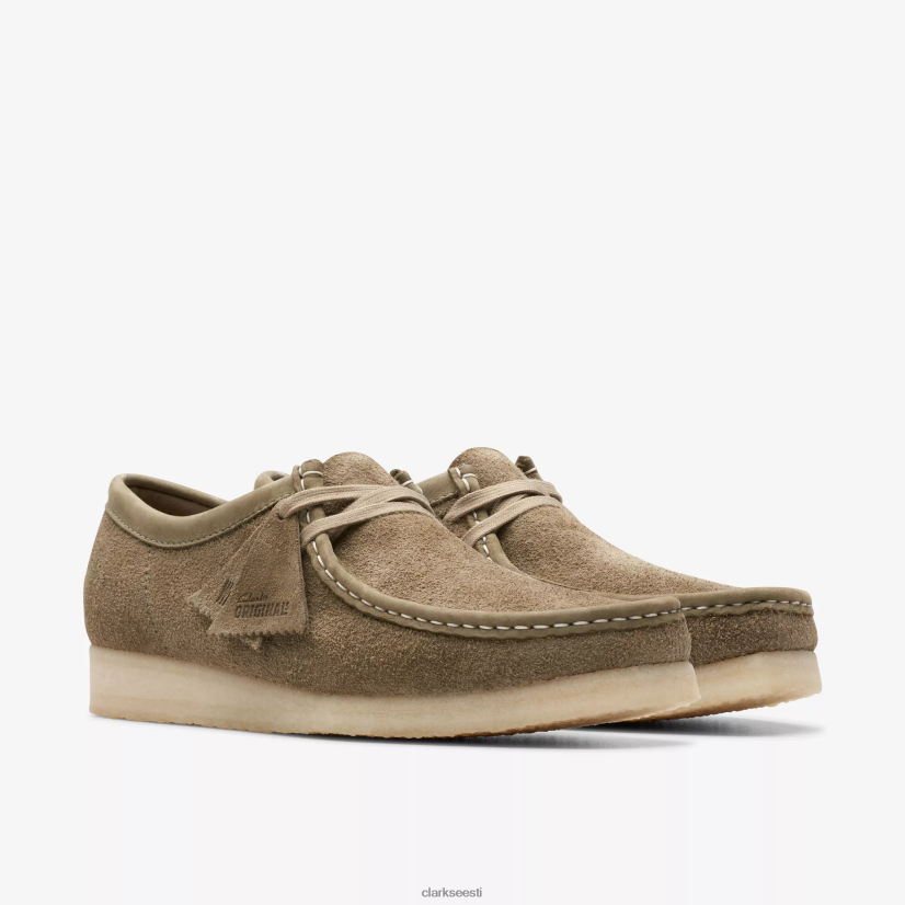 XFL6JJ662 kahvatu khakivärvi seemisnahk Clarks wallabee