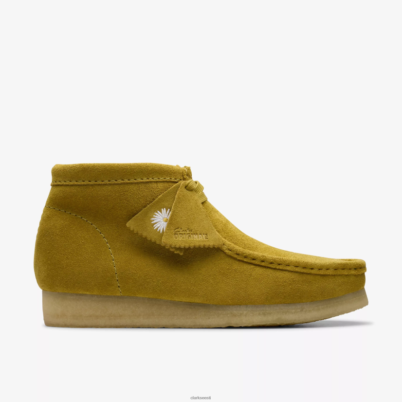 XFL6JJ666 oliivi seemisnahk Clarks wallabee saabas