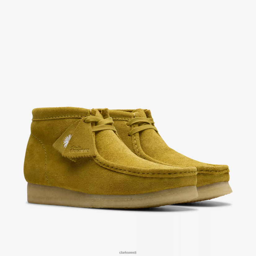 XFL6JJ666 oliivi seemisnahk Clarks wallabee saabas