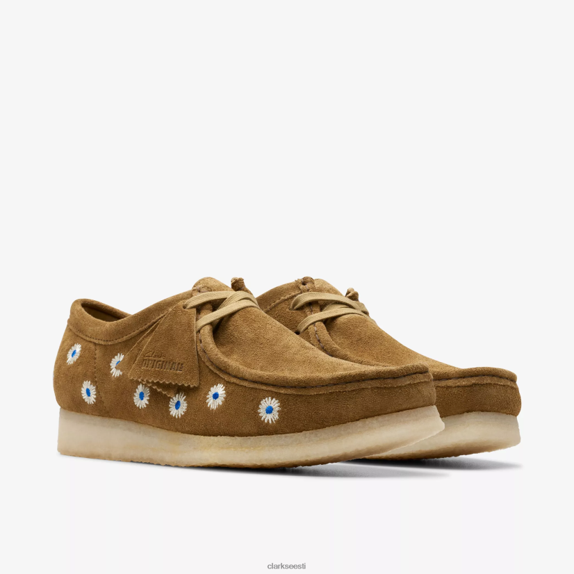 XFL6JJ667 tume oliivipuu tikandid Clarks wallabee