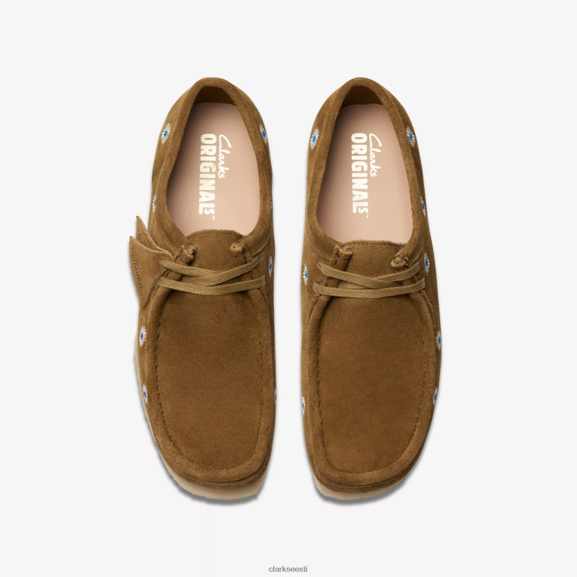 XFL6JJ667 tume oliivipuu tikandid Clarks wallabee