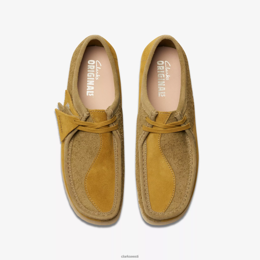 XFL6JJ675 oliivi kombinatsioon Clarks wallabee