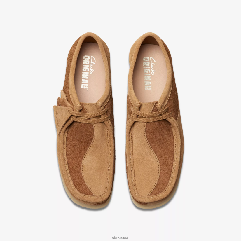 XFL6JJ676 määratlemata Clarks wallabee tan kombinatsioon