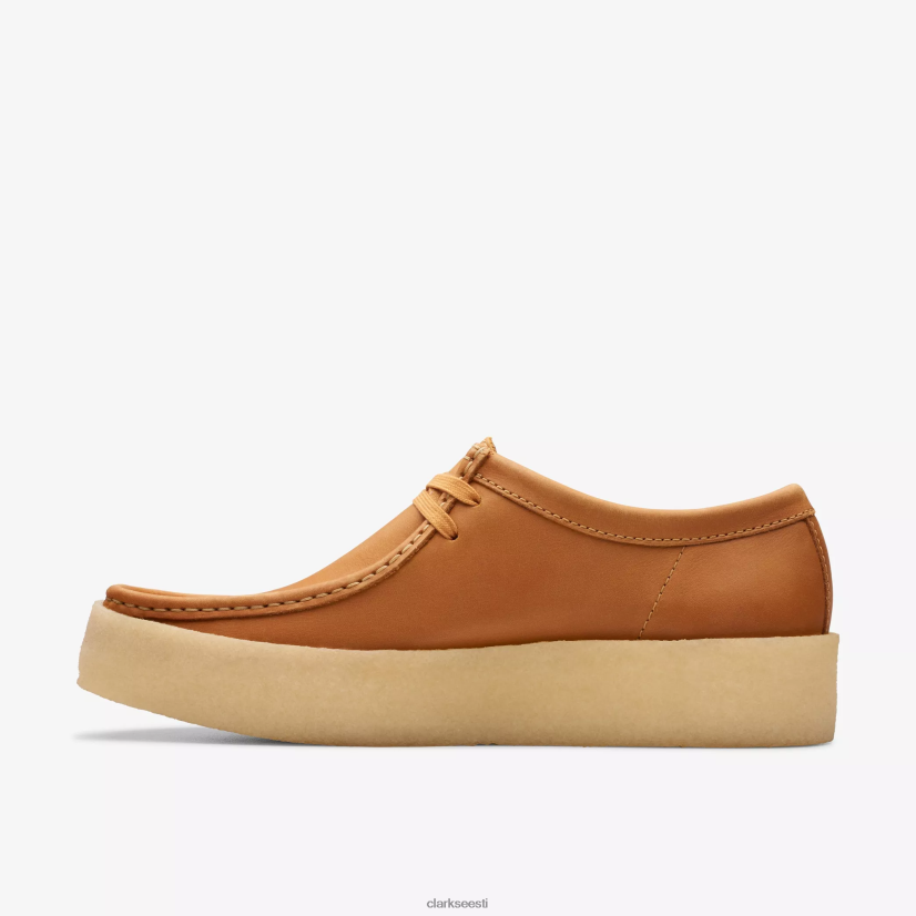 XFL6JJ677 keskpruun nahk Clarks wallabee tass