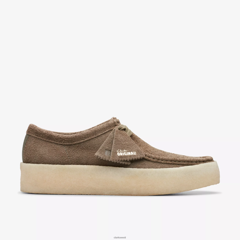 XFL6JJ682 kahvatu khakivärvi seemisnahk Clarks wallabee tass