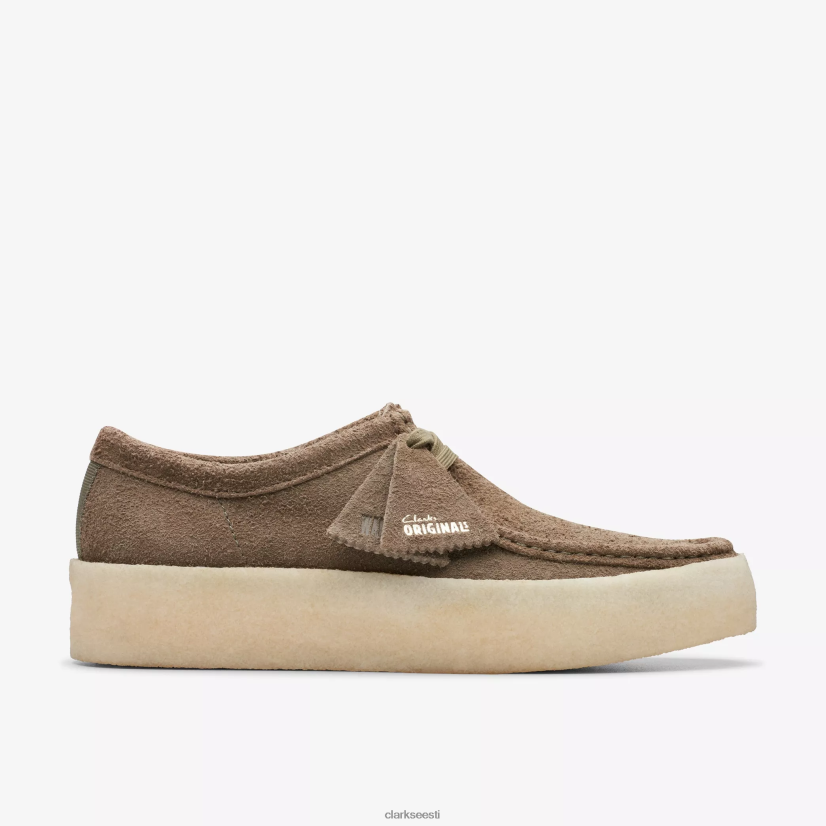 XFL6JJ682 kahvatu khakivärvi seemisnahk Clarks wallabee tass