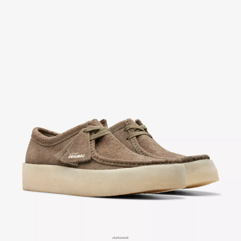 XFL6JJ682 kahvatu khakivärvi seemisnahk Clarks wallabee tass