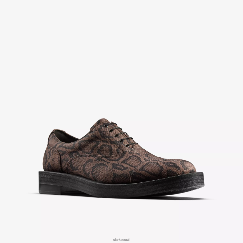 XFL6JJ714 pruun tekstiil Clarks martine roos meeste oxford 2