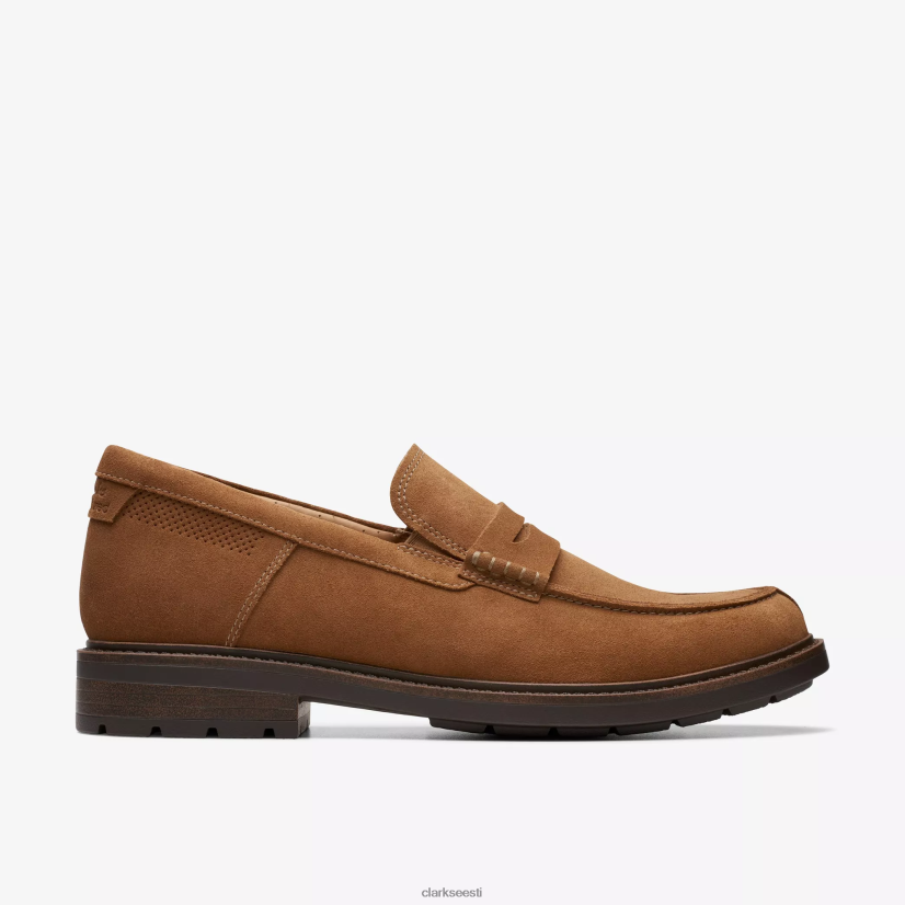 XFL6JJ738 cola suede Clarks un shire step