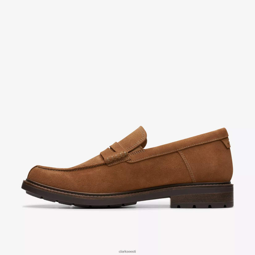 XFL6JJ738 cola suede Clarks un shire step