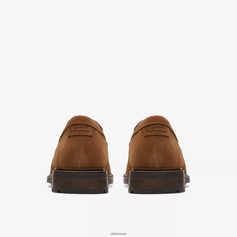 XFL6JJ738 cola suede Clarks un shire step