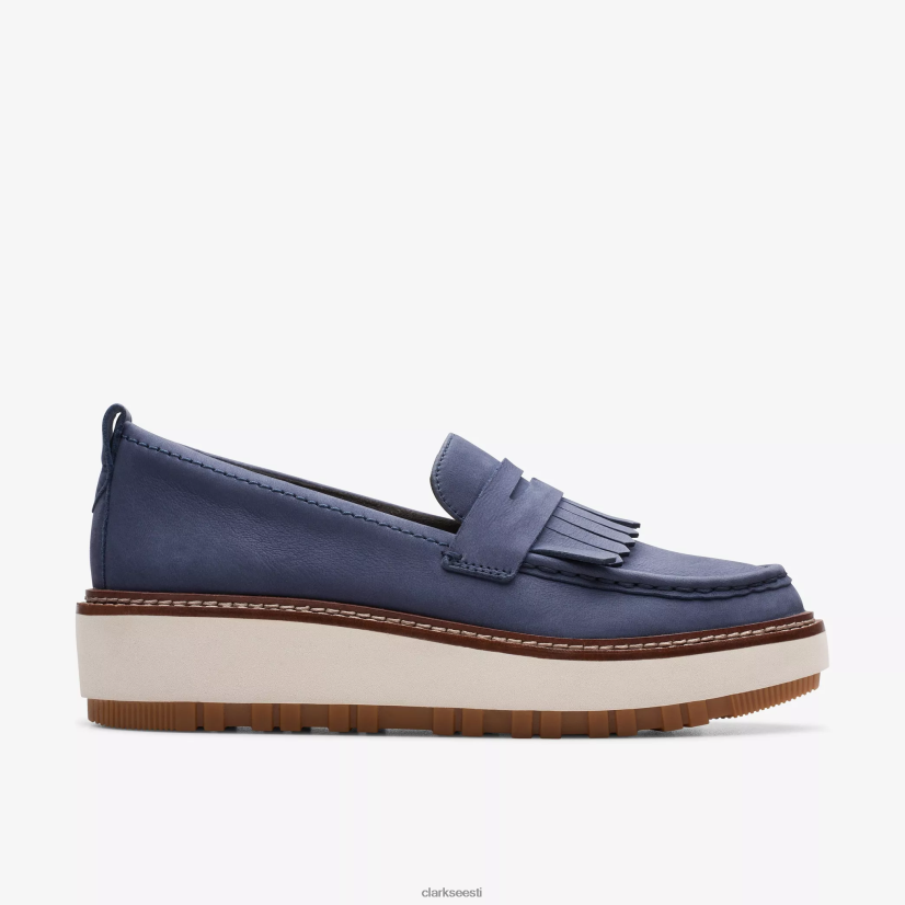 XFL6JJ210 mereväe nubuk Clarks orianna loafer