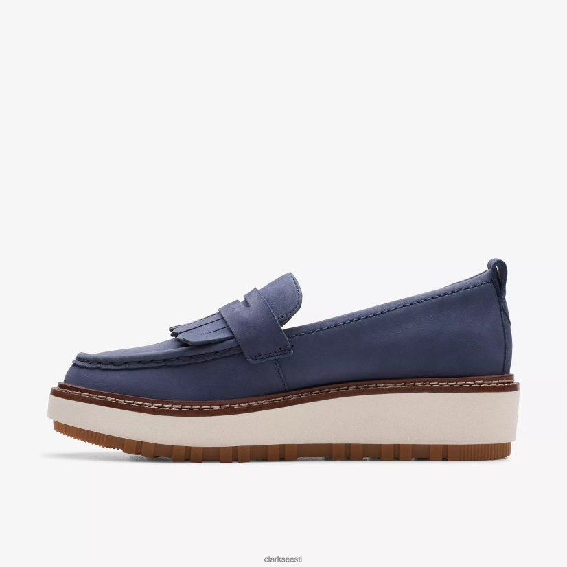 XFL6JJ210 mereväe nubuk Clarks orianna loafer