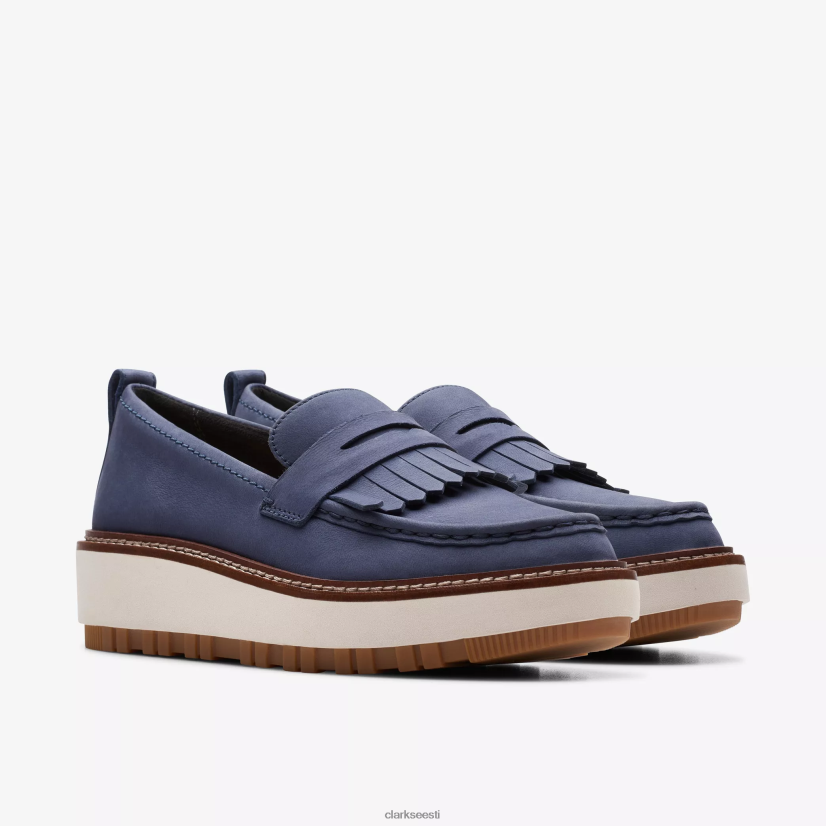 XFL6JJ210 mereväe nubuk Clarks orianna loafer