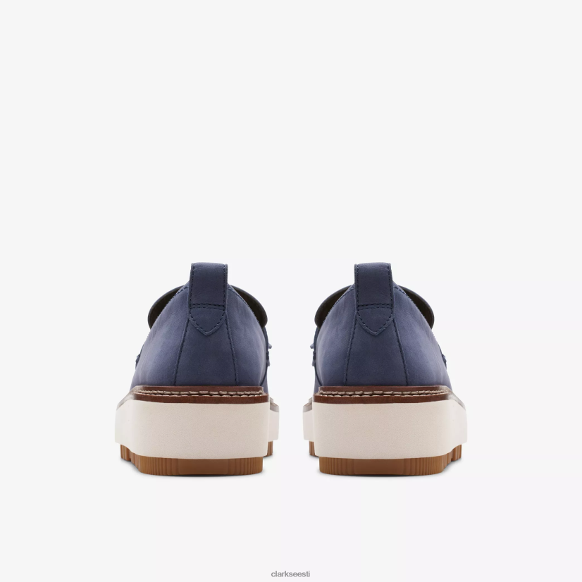 XFL6JJ210 mereväe nubuk Clarks orianna loafer