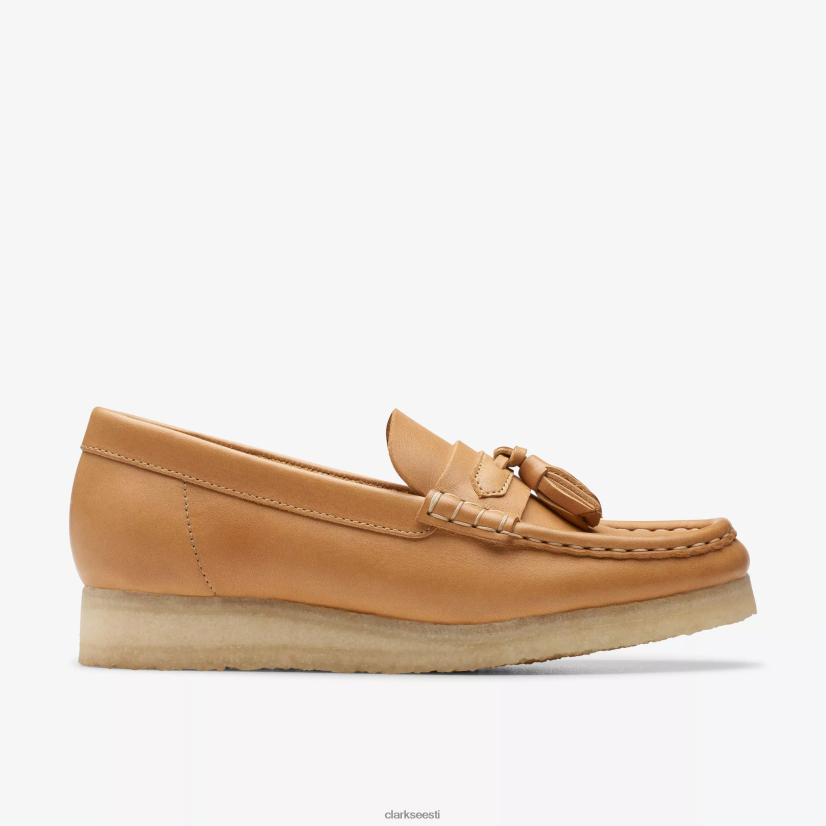 XFL6JJ240 keskpruun nahk Clarks wallabee päts