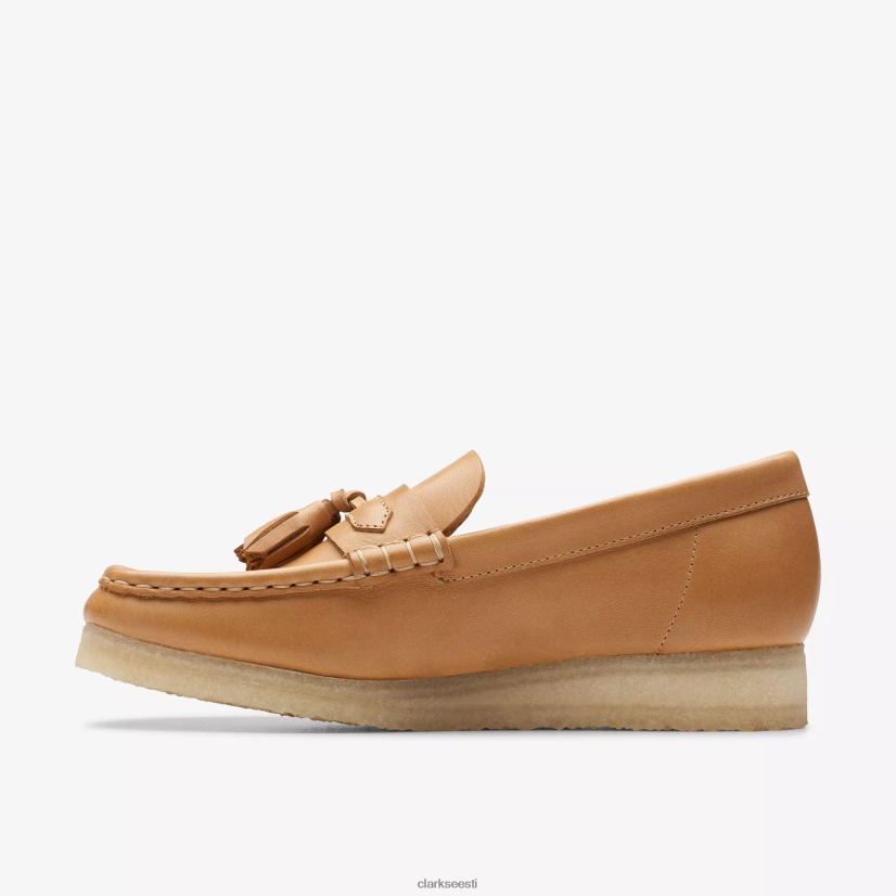 XFL6JJ240 keskpruun nahk Clarks wallabee päts