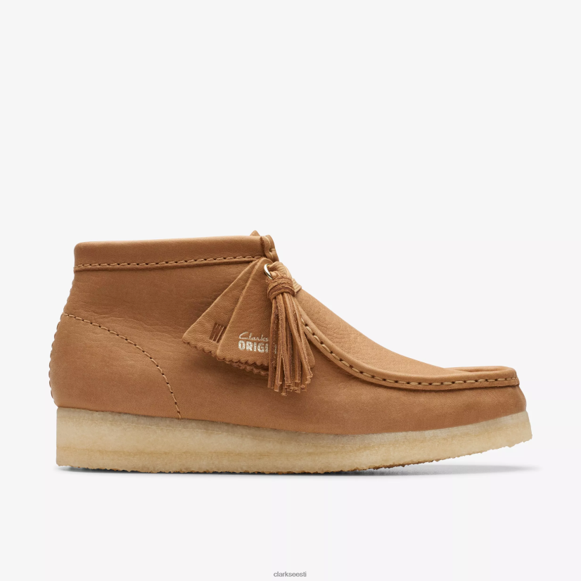 XFL6JJ378 keskpruun nahk Clarks wallabee saabas