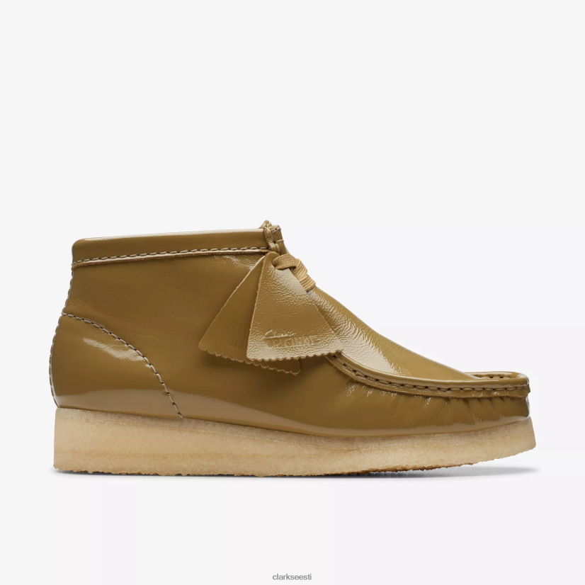 XFL6JJ381 tumeda oliivi patent Clarks wallabee saabas