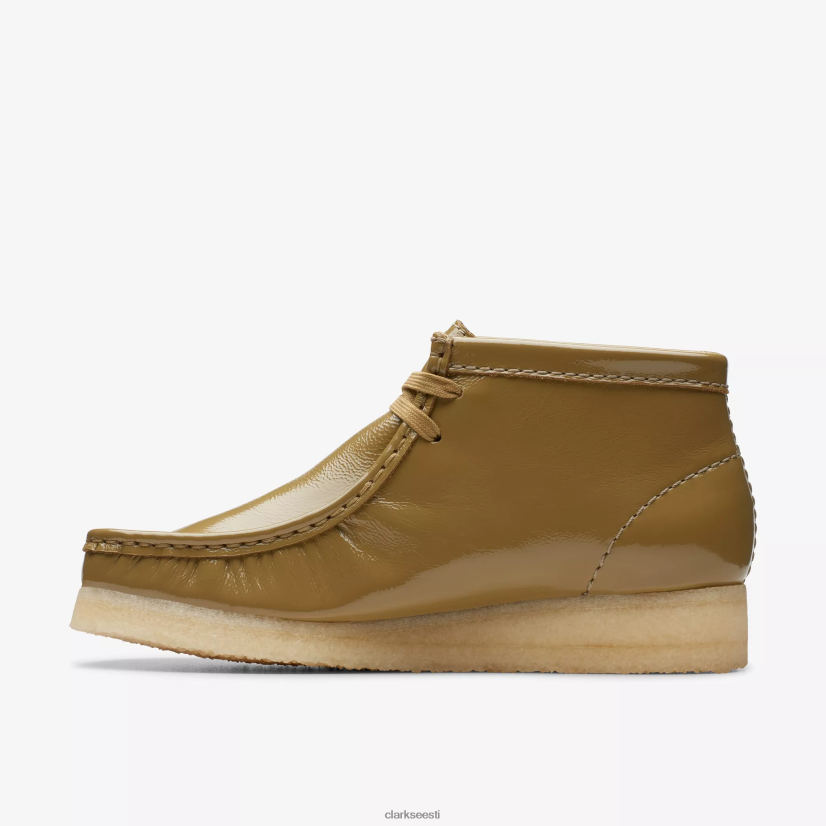 XFL6JJ381 tumeda oliivi patent Clarks wallabee saabas