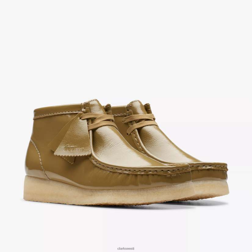 XFL6JJ381 tumeda oliivi patent Clarks wallabee saabas