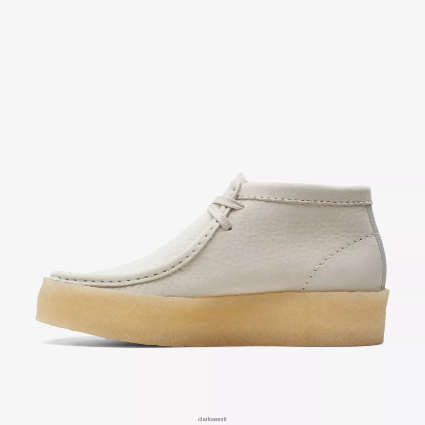 XFL6JJ486 valge nubuk Clarks wallabee tassisaabas