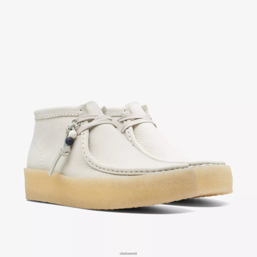 XFL6JJ486 valge nubuk Clarks wallabee tassisaabas