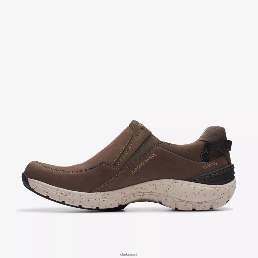 XFL6JJ342 taupe nubuk Clarks laine platoo